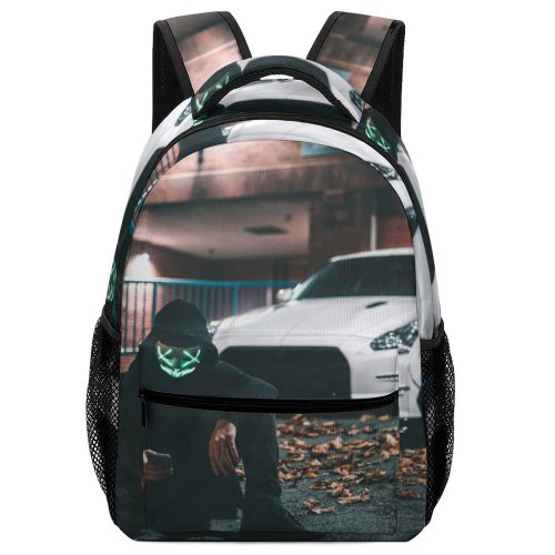 yanfind Children's Backpack Festive Gadget Garage Together Fearful Illuminate Lamp Fence Faded Online Autumn Stylish Preschool Nursery Travel Bag