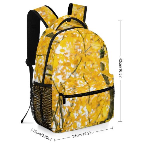 yanfind Children's Backpack Mountains Tree Birch Appalachian Plant Leaf Trunk Carolina Outdoors Maple Land Preschool Nursery Travel Bag