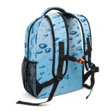 yanfind Children's Backpack Drop Drops Droplet Dew Liquid Bubble Texture Dark Macro Design Preschool Nursery Travel Bag