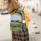 yanfind Children's Backpack Grassland Outdoors Grass Field Plant Brighton Countryside Uk Rural Farm Land Meadow Preschool Nursery Travel Bag