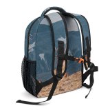 yanfind Children's Backpack  Deer Tundra Winter Outdoors Reindeer Moose Fall Wood Wildlife Barbaric Snow Preschool Nursery Travel Bag
