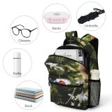 yanfind Children's Backpack  Tree Focus Shining Branch  Xmas Season Hanging Outdoors Woods Ornament Preschool Nursery Travel Bag