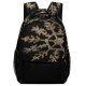 yanfind Children's Backpack Gliterry Art Snow Christmas Dark Decorative Decoration Snowflake Frost Gold Preschool Nursery Travel Bag