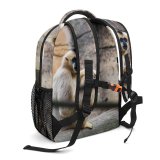yanfind Children's Backpack Cheek Place Wildlife Gibbon Mouth Monkey  Prentiss Primate Baboon Preschool Nursery Travel Bag