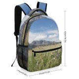 yanfind Children's Backpack Grassland Outdoors Countryside Grass Plant Meadow Rural Farm Co Usa  Range Preschool Nursery Travel Bag