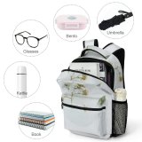 yanfind Children's Backpack Frozen Purity Winter H Simple Insubstantial Icee Crystal Items Drop Still Preschool Nursery Travel Bag