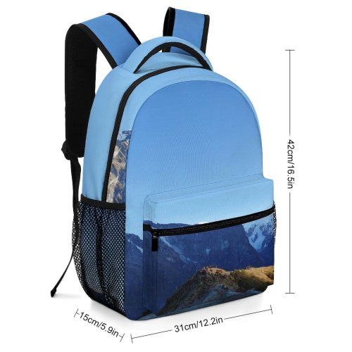 yanfind Children's Backpack Base Range Nepal Camp  Annapurna Snow Himal Lumle Free Preschool Nursery Travel Bag