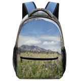 yanfind Children's Backpack Grassland Outdoors Countryside Grass Plant Meadow Rural Farm Co Usa  Range Preschool Nursery Travel Bag