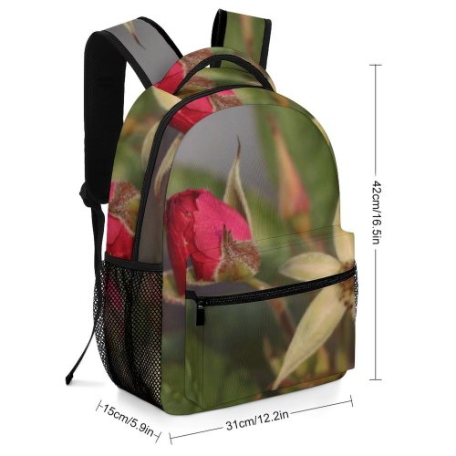 yanfind Children's Backpack  Bud Flower Plant Sprout Rose Geranium Preschool Nursery Travel Bag