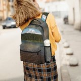 yanfind Children's Backpack Abies National Plant Rainier Pictures Outdoors Grey Snow Tree Mt Fir Preschool Nursery Travel Bag
