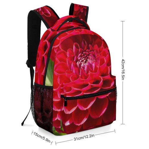 yanfind Children's Backpack Flower  Plant Rose Kingston Lacy Wimborne U Dahlia Bloom Petals Round Preschool Nursery Travel Bag