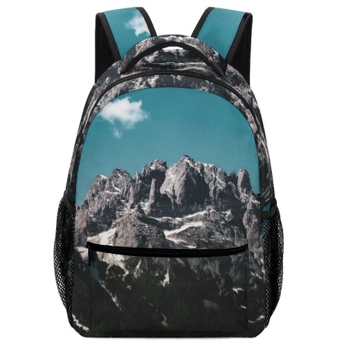 yanfind Children's Backpack Earrings Peak Deep Makeup Pictures Outdoors Grey Typewriter Brush Alm Preschool Nursery Travel Bag