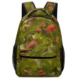 yanfind Children's Backpack Field Grassland Outdoors Countryside Farm Rural Plant Meadow  Flower Geranium Petal Preschool Nursery Travel Bag