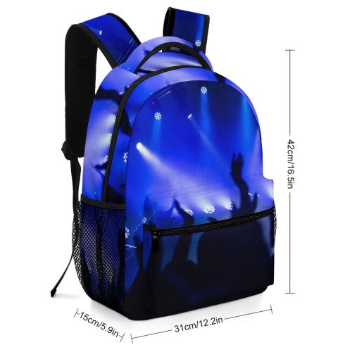yanfind Children's Backpack Festival Band Crowd Concert Party Show Audience Event Performance Lights Club Hands Preschool Nursery Travel Bag