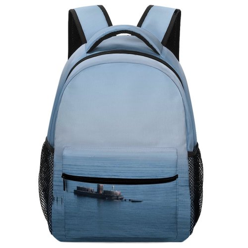 yanfind Children's Backpack Boat Australia Ship Transportation Vehicle Barge Vessel Watercraft Ocean Sea Sky Rock Preschool Nursery Travel Bag