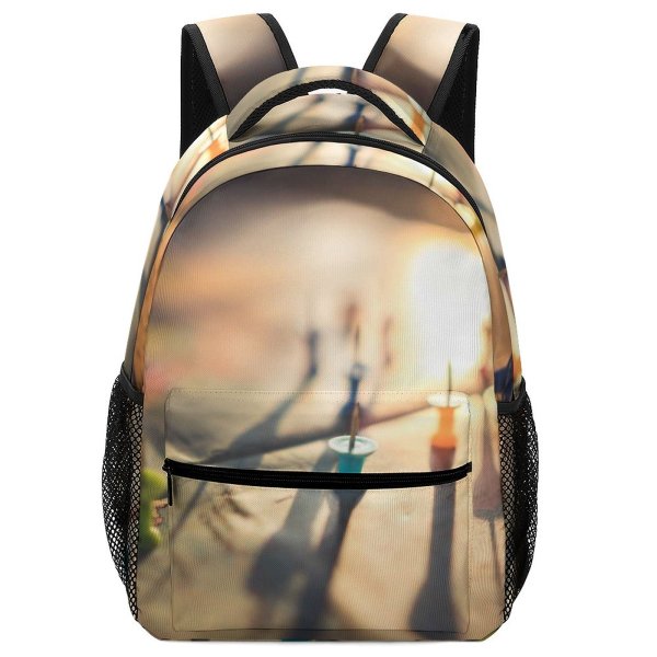 yanfind Children's Backpack  Focus Depth Shadows Push Colorful Field Sharp Pins Colourful Preschool Nursery Travel Bag