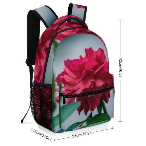 yanfind Children's Backpack Flower Plant  Rose Carnation Geranium Kolkata West Bengal India Floral Creative Preschool Nursery Travel Bag