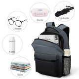 yanfind Children's Backpack Fog Outdoors Mist Grey Rocks Creative Commons Preschool Nursery Travel Bag
