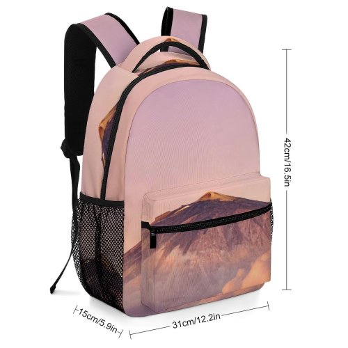 yanfind Children's Backpack Erosion Scenery Clouds Formation Daytime Cloudiness Cloud Peaceful Geological Tranquil Murky Scenic Preschool Nursery Travel Bag