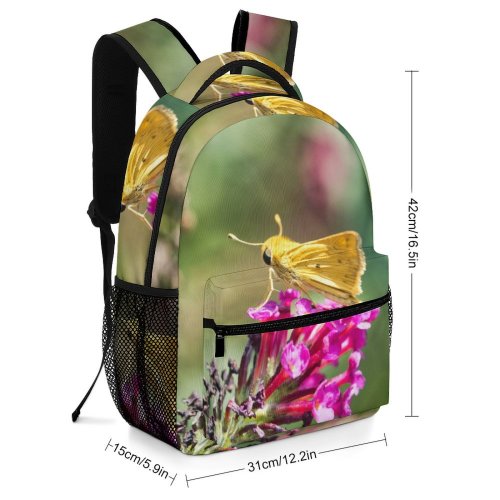 yanfind Children's Backpack Bee Honey Insect Invertebrate Butterfly  Flower Plant Moth Preschool Nursery Travel Bag