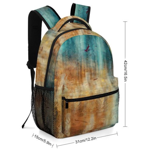 yanfind Children's Backpack Imagination Enchanted Inspirational Abstract  Magicalrealism Domain Experimental Plant Public Texture Preschool Nursery Travel Bag