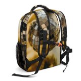 yanfind Children's Backpack  Focus Bauble Ball Depth Field Glitter Shallow Disco Round Christmas Shaped Preschool Nursery Travel Bag
