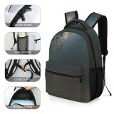 yanfind Children's Backpack Dark Exploration Astrology Scenery Astrophotography Science Evening Nebula Nightsky Cosmos Celestial Stellar Preschool Nursery Travel Bag