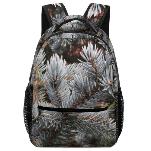yanfind Children's Backpack Abies Birds Tree Pine Needles Plant Fir Free Spruce Outdoors Wallpapers Preschool Nursery Travel Bag