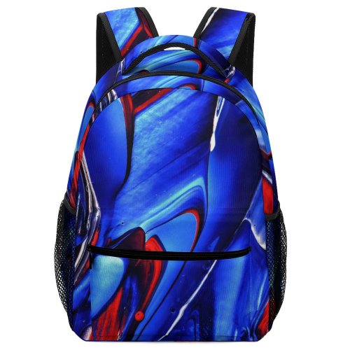 yanfind Children's Backpack Dynamic Design Artsy Artistic Science Creativity Anatomy Colorful Coloring Acrylic Vivid Motley Preschool Nursery Travel Bag