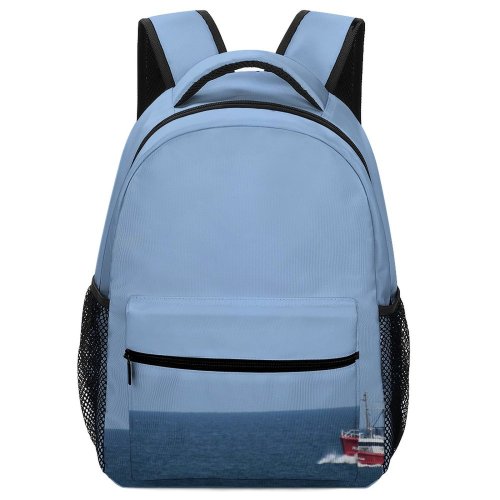 yanfind Children's Backpack Boat Transportation Vehicle Vessel Watercraft Ocean Outdoors Sea Ferry Preschool Nursery Travel Bag