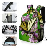 yanfind Children's Backpack Butterfly Flower Plant Flora Lilac  Insect Invertebrate Swallowtail Wing Colorful Bug Preschool Nursery Travel Bag