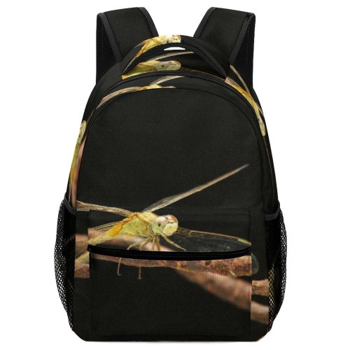 yanfind Children's Backpack Fly Bug Big Dark Wing Creature Insect Invertebrate Dragonflies Damseflies Preschool Nursery Travel Bag