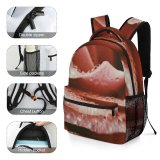yanfind Children's Backpack  Flower Plant Rose Petal Burger Macro Preschool Nursery Travel Bag