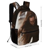 yanfind Children's Backpack  Focus Street City Dark Footbridge Guidance Illuminated Lights Evening Travel Pavement Preschool Nursery Travel Bag