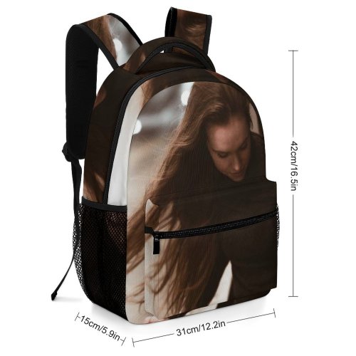 yanfind Children's Backpack  Focus Street City Dark Footbridge Guidance Illuminated Lights Evening Travel Pavement Preschool Nursery Travel Bag
