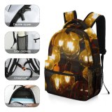 yanfind Children's Backpack Glass Dark Shining Illuminated Lights Night Luminescence Bulbs Preschool Nursery Travel Bag