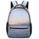 yanfind Children's Backpack Bay Sunset Landscape Daylight Travel  Island Beach Sail Watercrafts Boat Transportation Preschool Nursery Travel Bag