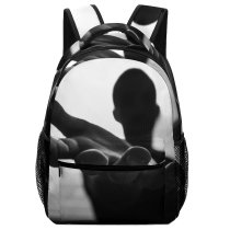 yanfind Children's Backpack Fingers Silhouette Dark Help Room Desperate Macro Preschool Nursery Travel Bag