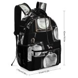 yanfind Children's Backpack Dark Design Lamp Metallic Light Items Glass Studio Bulbs Chrome Retro Preschool Nursery Travel Bag
