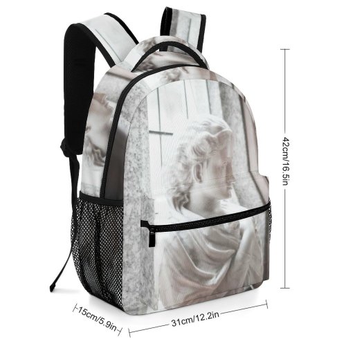 yanfind Children's Backpack  Art Focus Sculpture Architecture Renaissance Window Preschool Nursery Travel Bag