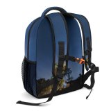 yanfind Children's Backpack Dark Exploration Lights Sunset Landscape Evening Travel Light Galaxy Astronomy Outdoors Scenic Preschool Nursery Travel Bag