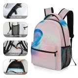 yanfind Children's Backpack Art Design Love Abstract Shining Heart Preschool Nursery Travel Bag