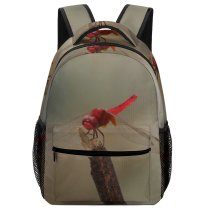 yanfind Children's Backpack still Closeup Waters Riverside Insect Dragonflies Damseflies Invertebrate Macro Net Preschool Nursery Travel Bag