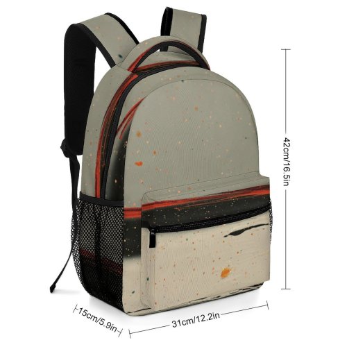 yanfind Children's Backpack Minimalist Imagination Minimal Inspirational Abstract   Experimental Free Architecture Texture Preschool Nursery Travel Bag
