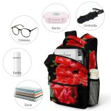 yanfind Children's Backpack Geranium  Flower Plant Rose Petal Public Domain Preschool Nursery Travel Bag