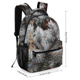 yanfind Children's Backpack Abies Birds Tree Pine Needles Plant Fir Free Spruce Outdoors Wallpapers Preschool Nursery Travel Bag