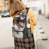 yanfind Children's Backpack Cute Puppy Christmas Dog Kawaii Adorable Pet Preschool Nursery Travel Bag