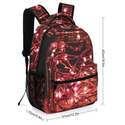 yanfind Children's Backpack Glass Colour Container Light Illuminated Lights Jar Reflection Preschool Nursery Travel Bag