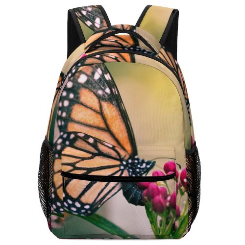 yanfind Children's Backpack Butterfly Insect Invertebrate Monarch Birds Photo Preschool Nursery Travel Bag