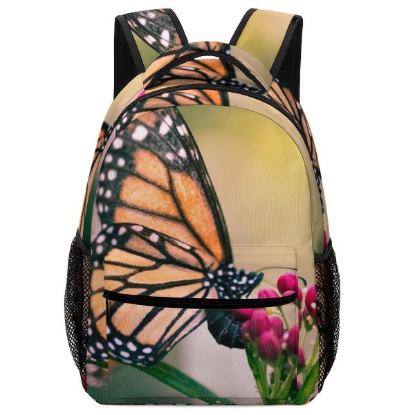 yanfind Children's Backpack Butterfly Insect Invertebrate Monarch Birds Photo Preschool Nursery Travel Bag